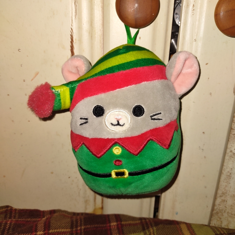 Adorable Holiday Mouse Squishmallow